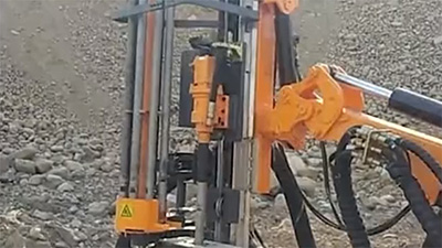 La perforadora de superficie KT7C se utilizó para minas a cielo abierto y canteras en Uzbekistán en 2020