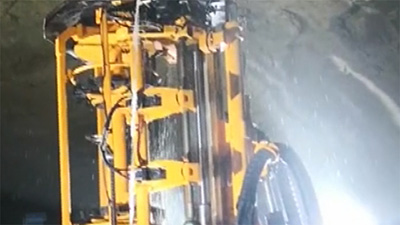 La perforadora subterránea KJ311 se utilizó para perforaciones de túneles en 2020