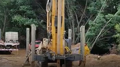La perforadora para pozos de agua KW350 perforaron pozos de agua en África en 2020
